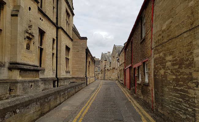Street in Oundle with period houses